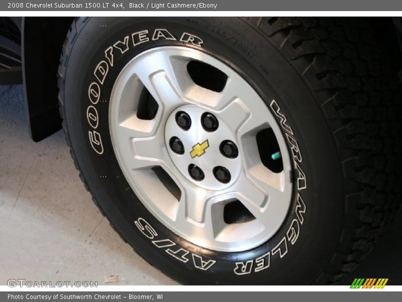 Black / Light Cashmere/Ebony 2008 Chevrolet Suburban 1500 LT 4x4