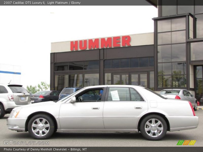 Light Platinum / Ebony 2007 Cadillac DTS Luxury II