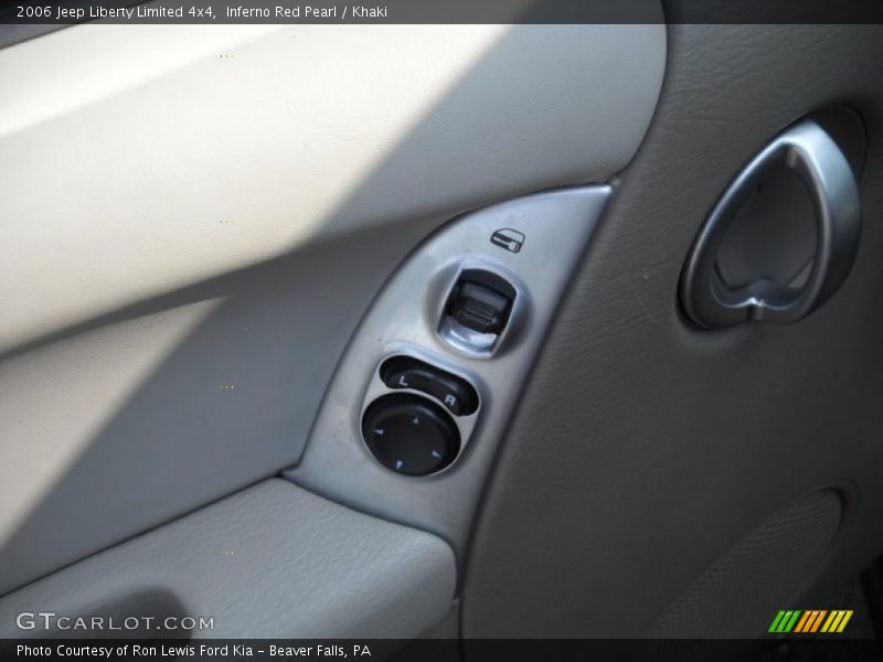 Inferno Red Pearl / Khaki 2006 Jeep Liberty Limited 4x4