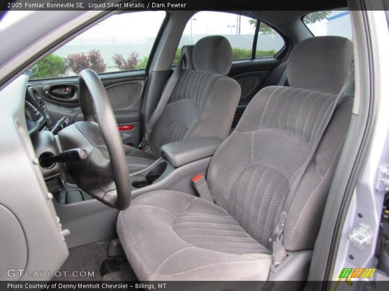 Liquid Silver Metallic / Dark Pewter 2005 Pontiac Bonneville SE