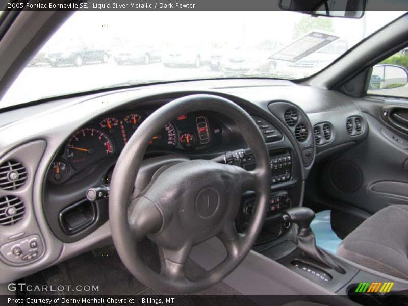 Liquid Silver Metallic / Dark Pewter 2005 Pontiac Bonneville SE