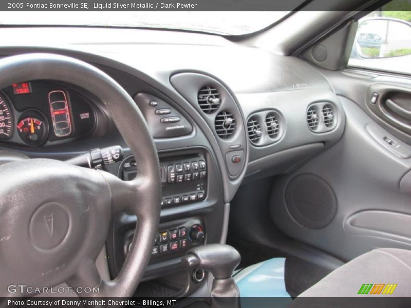 Liquid Silver Metallic / Dark Pewter 2005 Pontiac Bonneville SE