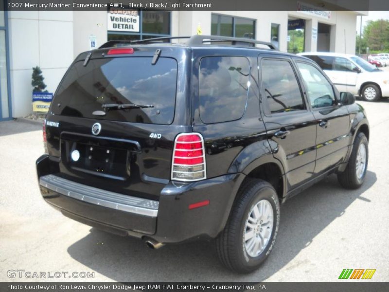 Black / Black/Light Parchment 2007 Mercury Mariner Convenience 4WD