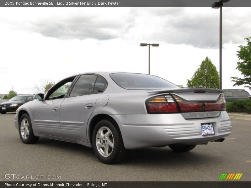 Liquid Silver Metallic / Dark Pewter 2005 Pontiac Bonneville SE