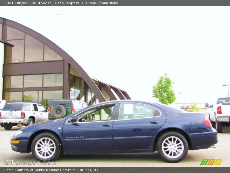 Deep Sapphire Blue Pearl / Sandstone 2001 Chrysler 300 M Sedan