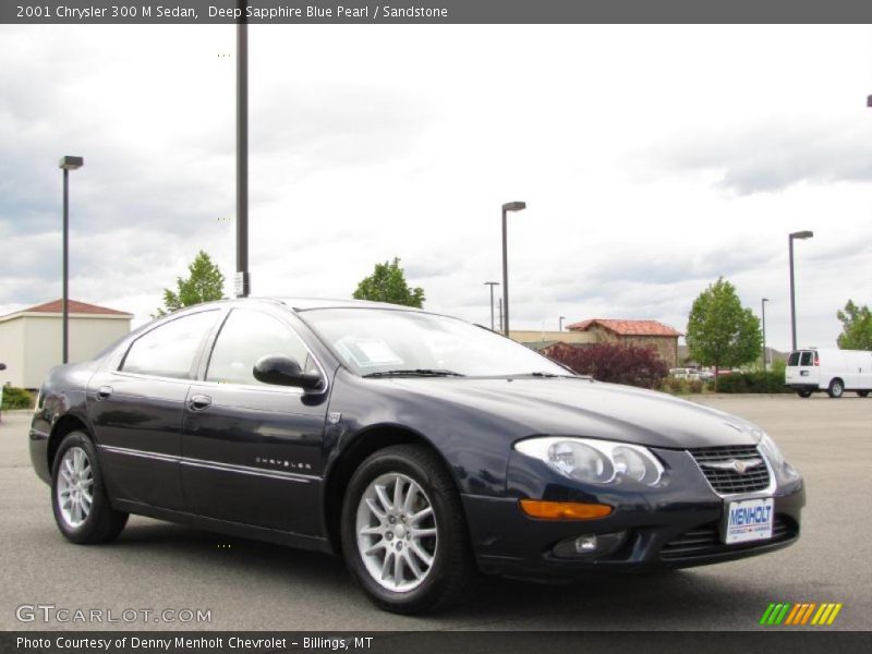 Deep Sapphire Blue Pearl / Sandstone 2001 Chrysler 300 M Sedan