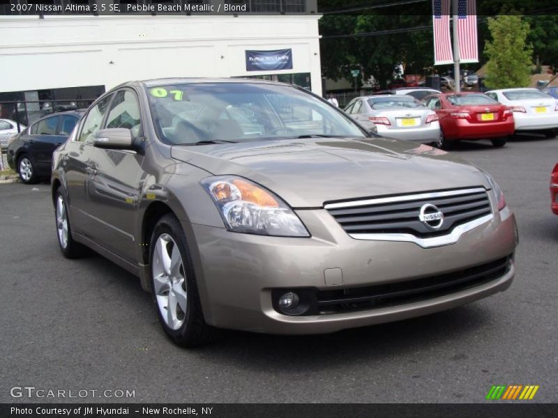 Pebble Beach Metallic / Blond 2007 Nissan Altima 3.5 SE