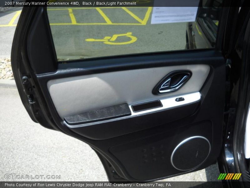 Black / Black/Light Parchment 2007 Mercury Mariner Convenience 4WD