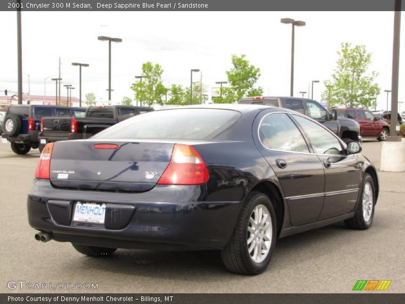 Deep Sapphire Blue Pearl / Sandstone 2001 Chrysler 300 M Sedan