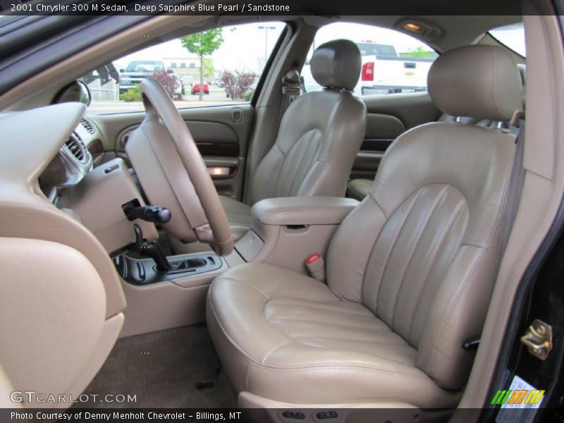 Deep Sapphire Blue Pearl / Sandstone 2001 Chrysler 300 M Sedan