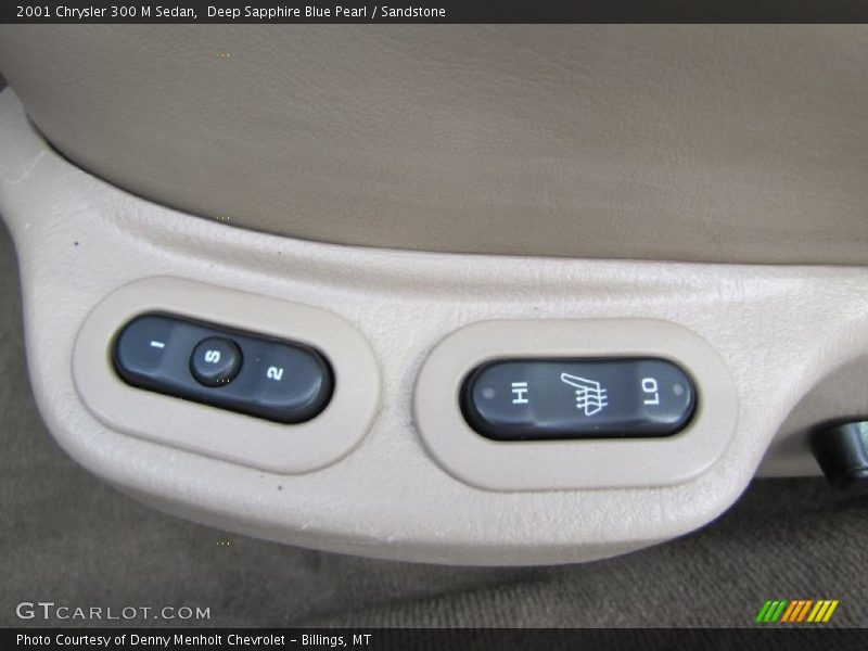 Deep Sapphire Blue Pearl / Sandstone 2001 Chrysler 300 M Sedan
