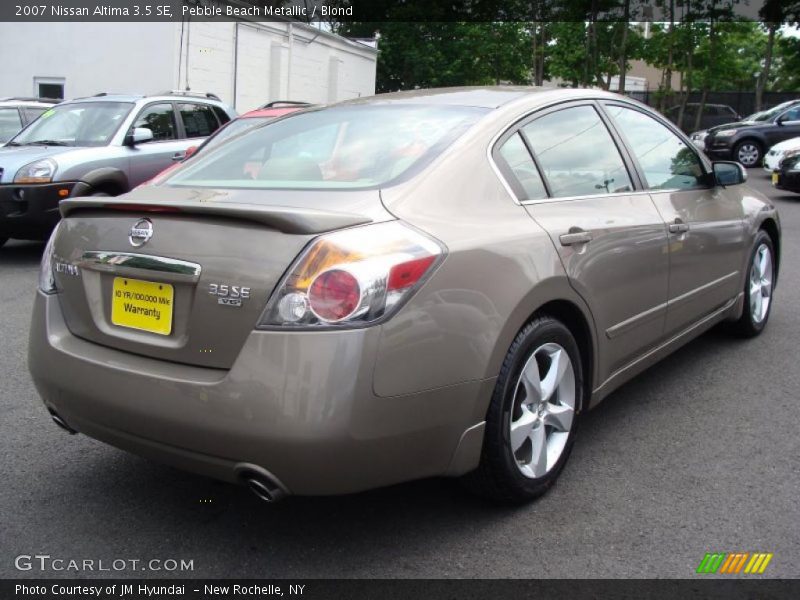 Pebble Beach Metallic / Blond 2007 Nissan Altima 3.5 SE