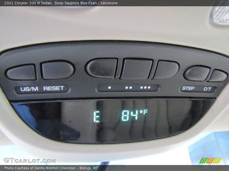 Deep Sapphire Blue Pearl / Sandstone 2001 Chrysler 300 M Sedan