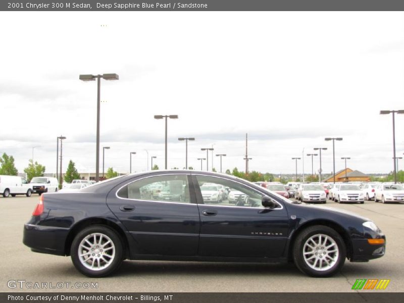 Deep Sapphire Blue Pearl / Sandstone 2001 Chrysler 300 M Sedan