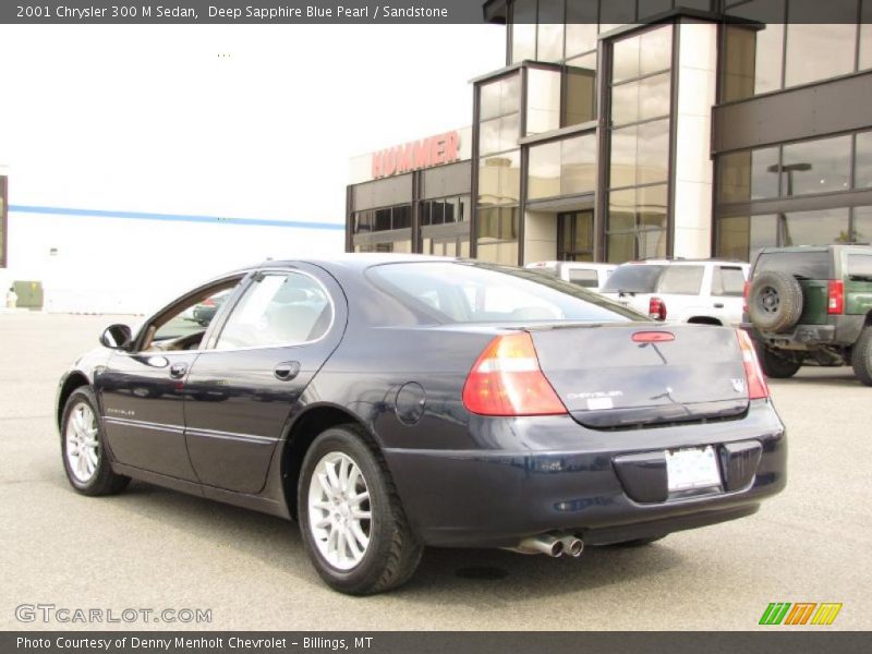 Deep Sapphire Blue Pearl / Sandstone 2001 Chrysler 300 M Sedan
