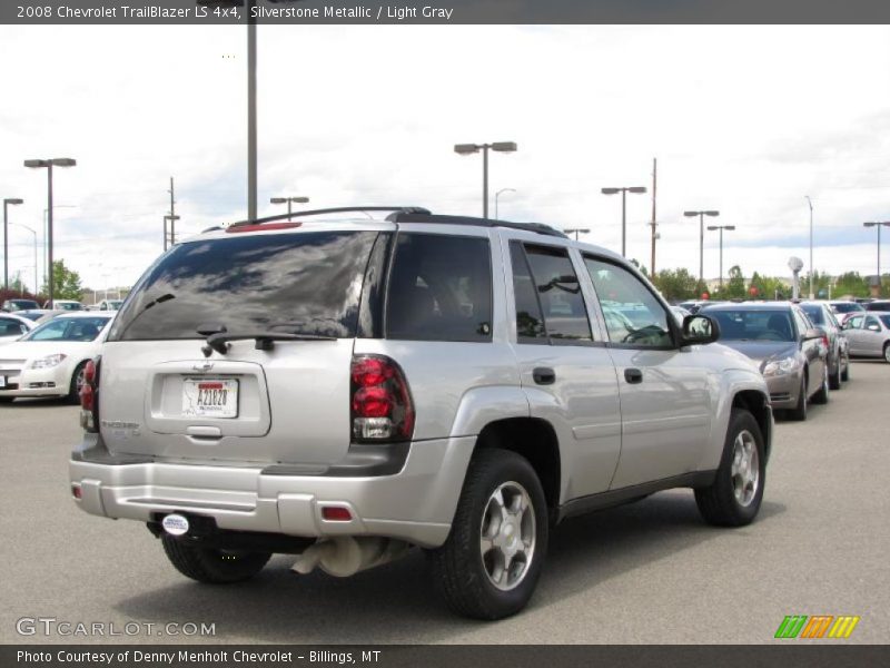 Silverstone Metallic / Light Gray 2008 Chevrolet TrailBlazer LS 4x4