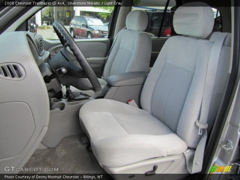 Silverstone Metallic / Light Gray 2008 Chevrolet TrailBlazer LS 4x4