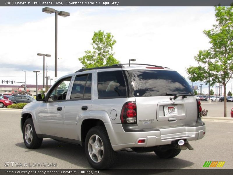 Silverstone Metallic / Light Gray 2008 Chevrolet TrailBlazer LS 4x4