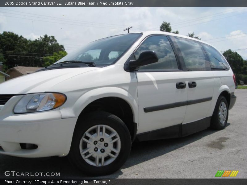 Butane Blue Pearl / Medium Slate Gray 2005 Dodge Grand Caravan SE