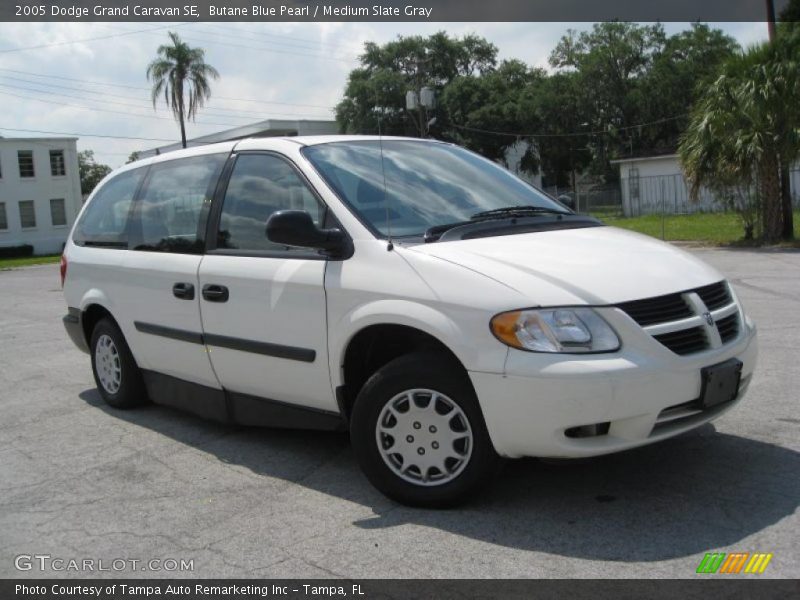 Butane Blue Pearl / Medium Slate Gray 2005 Dodge Grand Caravan SE