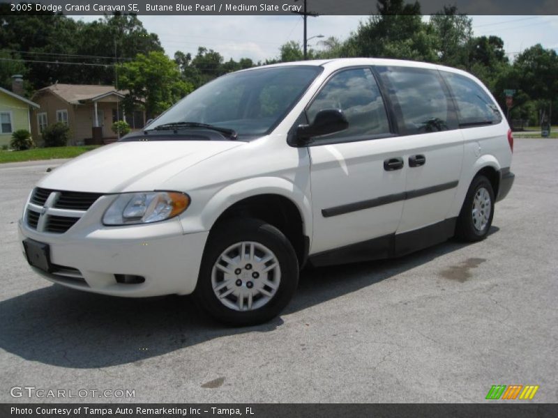 Butane Blue Pearl / Medium Slate Gray 2005 Dodge Grand Caravan SE
