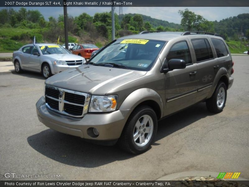 Light Khaki Metallic / Khaki Two-Tone 2007 Dodge Durango SLT 4x4
