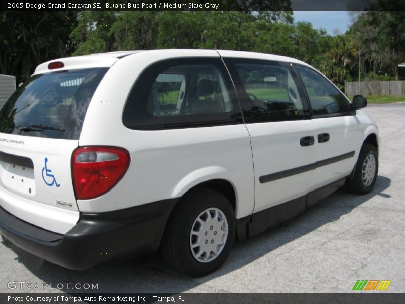 Butane Blue Pearl / Medium Slate Gray 2005 Dodge Grand Caravan SE