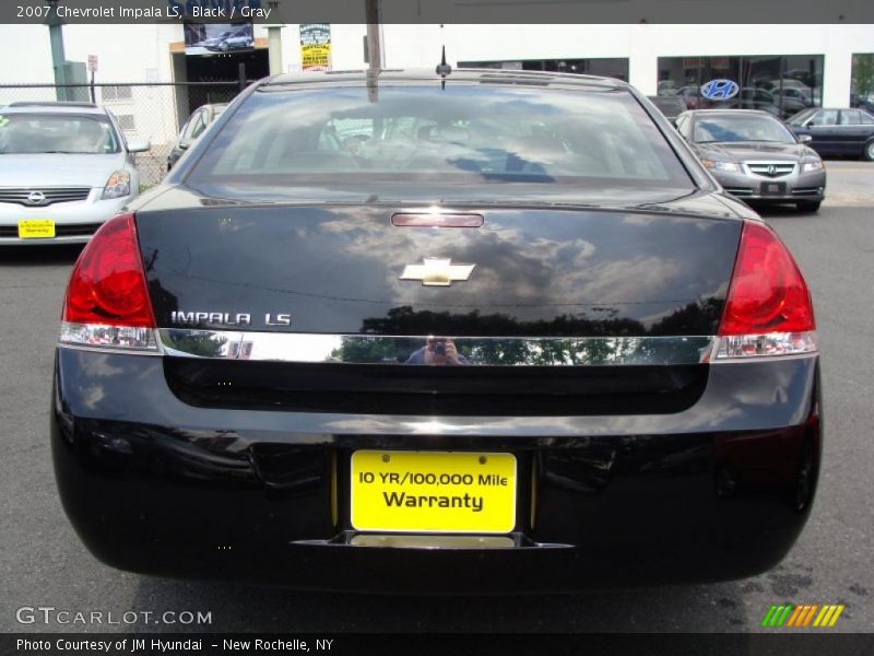Black / Gray 2007 Chevrolet Impala LS