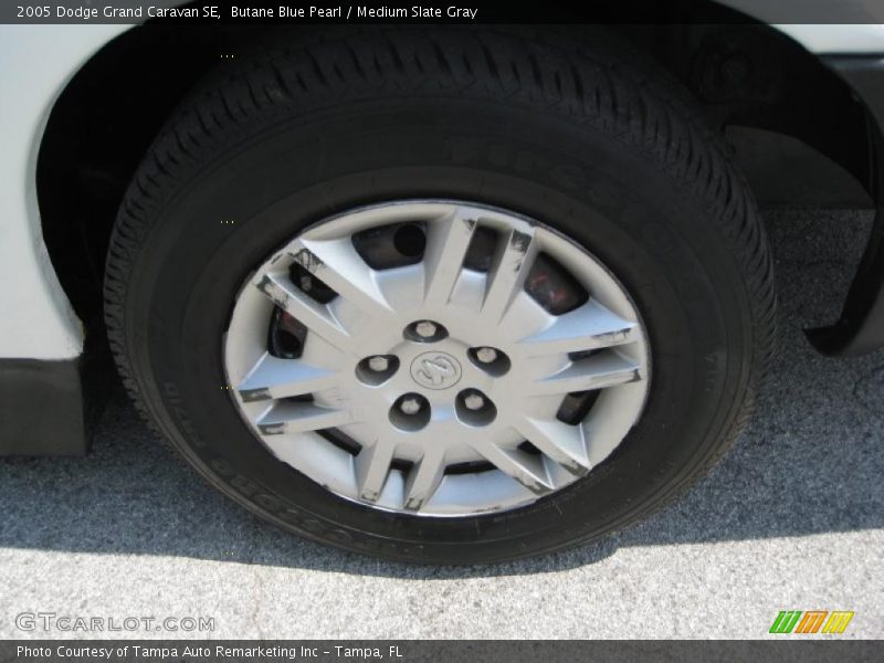 Butane Blue Pearl / Medium Slate Gray 2005 Dodge Grand Caravan SE