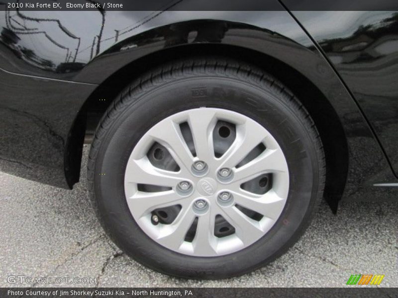 Ebony Black / Stone 2010 Kia Forte EX
