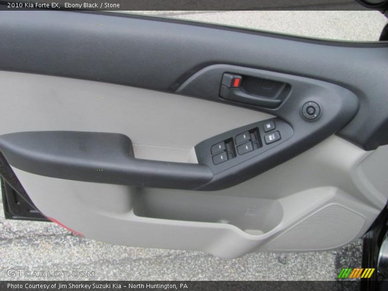 Ebony Black / Stone 2010 Kia Forte EX