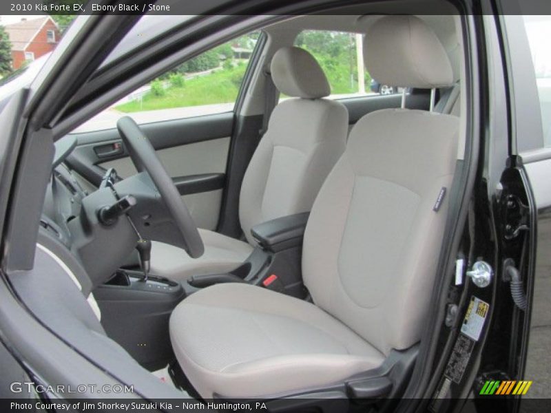 Ebony Black / Stone 2010 Kia Forte EX