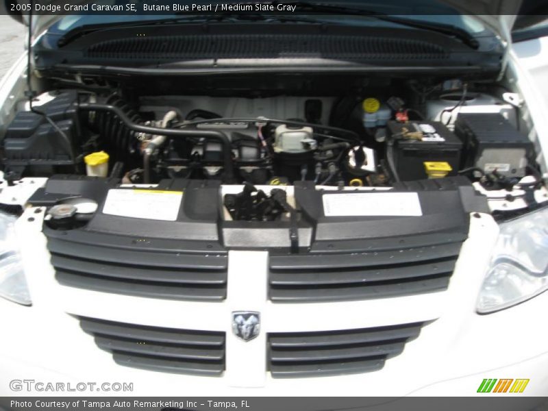 Butane Blue Pearl / Medium Slate Gray 2005 Dodge Grand Caravan SE