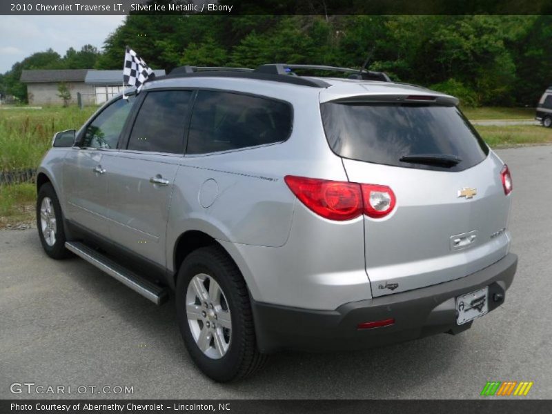 Silver Ice Metallic / Ebony 2010 Chevrolet Traverse LT
