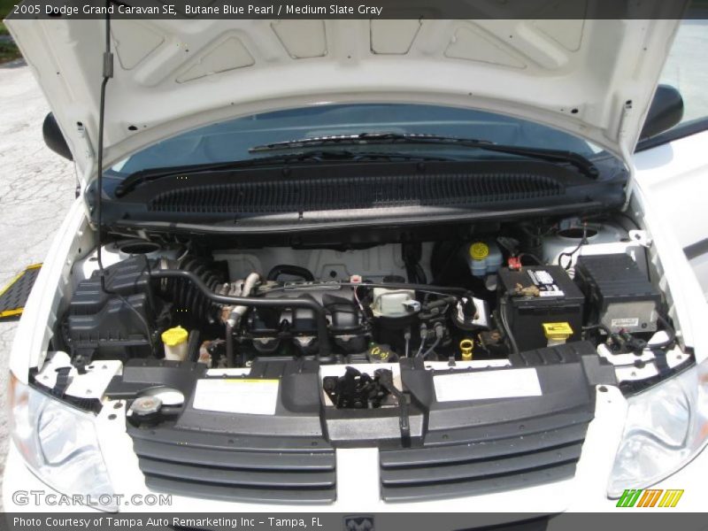 Butane Blue Pearl / Medium Slate Gray 2005 Dodge Grand Caravan SE