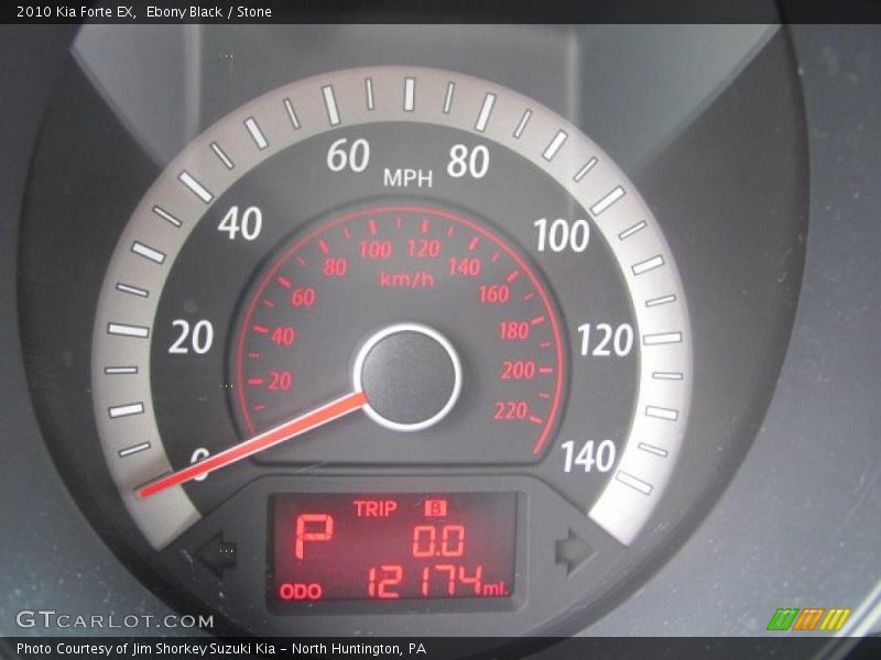 Ebony Black / Stone 2010 Kia Forte EX