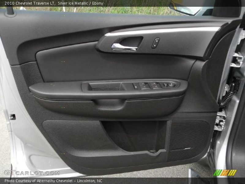 Silver Ice Metallic / Ebony 2010 Chevrolet Traverse LT