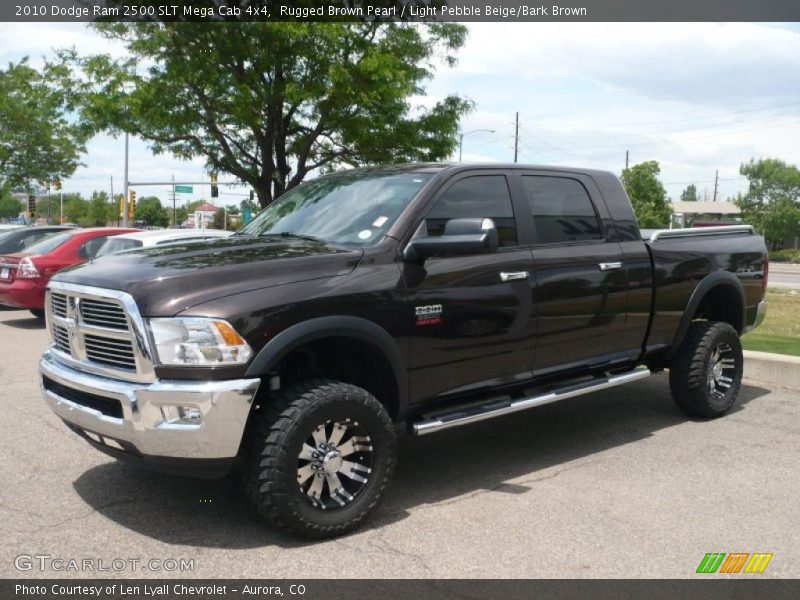 Rugged Brown Pearl / Light Pebble Beige/Bark Brown 2010 Dodge Ram 2500 SLT Mega Cab 4x4