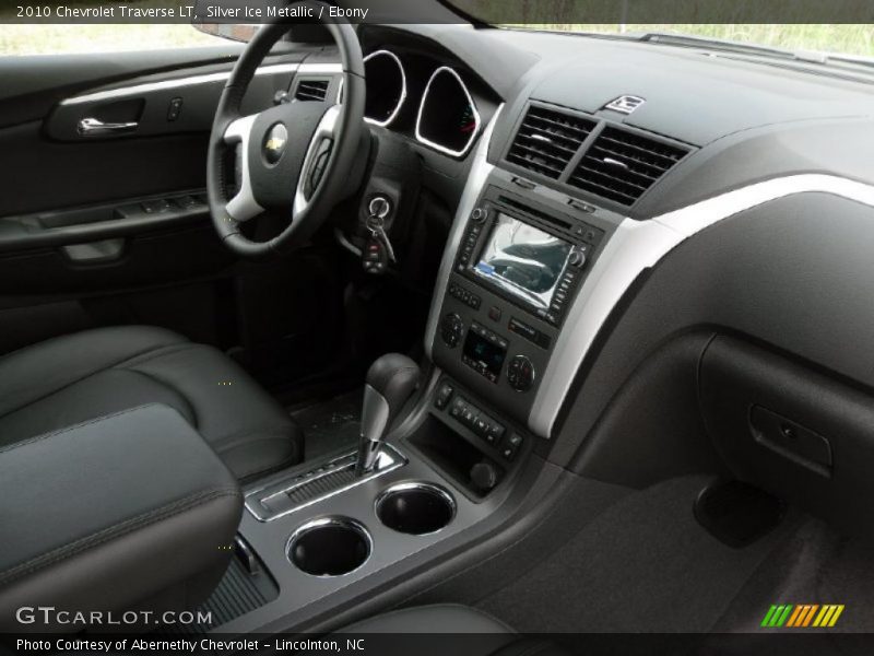 Silver Ice Metallic / Ebony 2010 Chevrolet Traverse LT