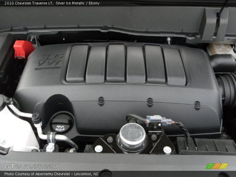 Silver Ice Metallic / Ebony 2010 Chevrolet Traverse LT