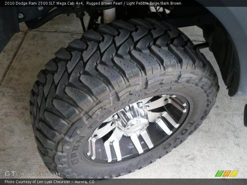 Rugged Brown Pearl / Light Pebble Beige/Bark Brown 2010 Dodge Ram 2500 SLT Mega Cab 4x4