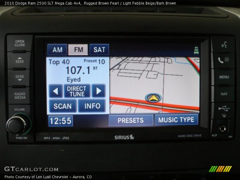 Rugged Brown Pearl / Light Pebble Beige/Bark Brown 2010 Dodge Ram 2500 SLT Mega Cab 4x4