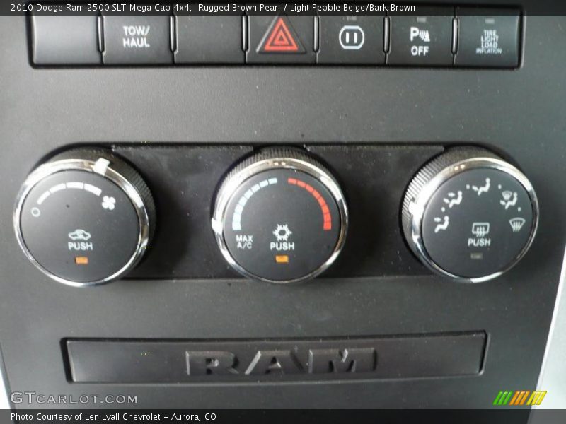 Rugged Brown Pearl / Light Pebble Beige/Bark Brown 2010 Dodge Ram 2500 SLT Mega Cab 4x4