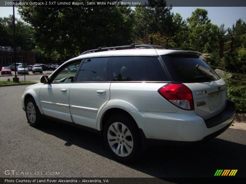 Satin White Pearl / Warm Ivory 2009 Subaru Outback 2.5XT Limited Wagon