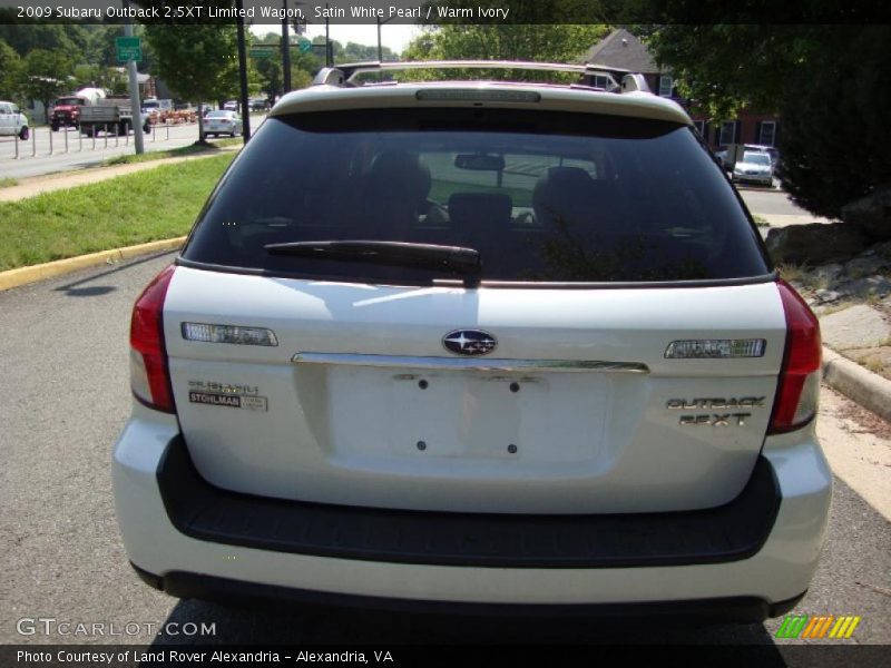 Satin White Pearl / Warm Ivory 2009 Subaru Outback 2.5XT Limited Wagon