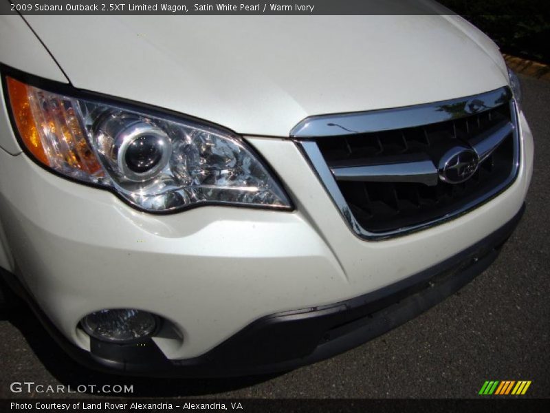 Satin White Pearl / Warm Ivory 2009 Subaru Outback 2.5XT Limited Wagon