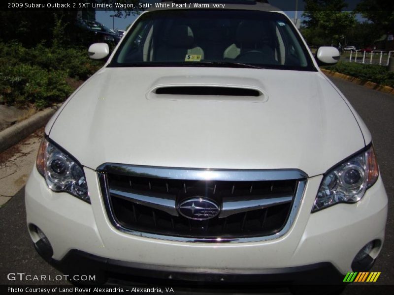 Satin White Pearl / Warm Ivory 2009 Subaru Outback 2.5XT Limited Wagon