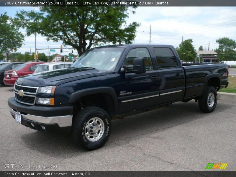 Dark Blue Metallic / Dark Charcoal 2007 Chevrolet Silverado 2500HD Classic LT Crew Cab 4x4