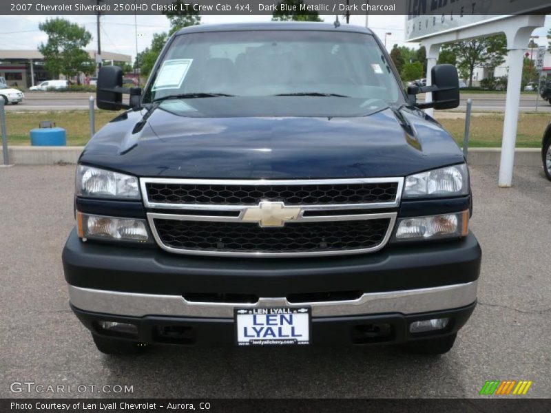Dark Blue Metallic / Dark Charcoal 2007 Chevrolet Silverado 2500HD Classic LT Crew Cab 4x4
