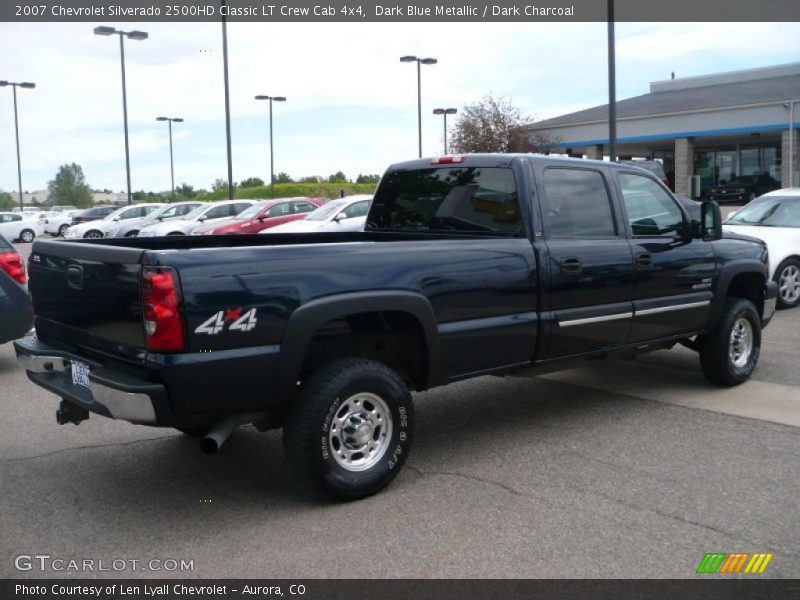 Dark Blue Metallic / Dark Charcoal 2007 Chevrolet Silverado 2500HD Classic LT Crew Cab 4x4
